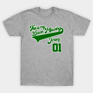 This is My Lawn Mowing Jersey Dad Shirt T-Shirt